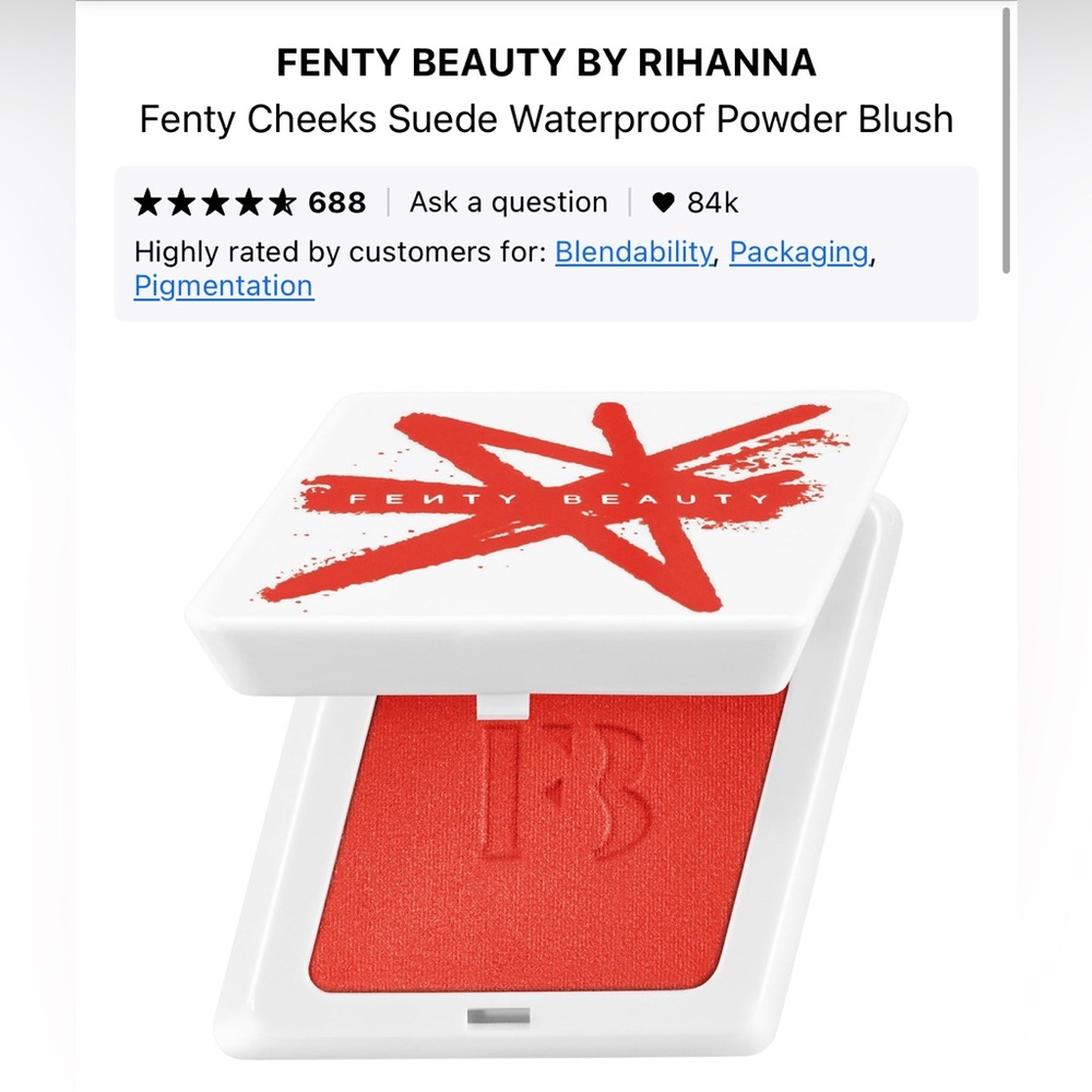Fenty Beauty Suede Powder Blush in Daiquiri Dip